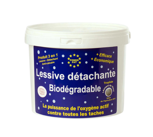 Lessive Détachante Biodégradable POWERPAT® 10 kgs soit 18€ le kg